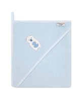  Dvielis ar kapuci BLUE BEAR 80x80cm BL222 