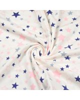  Autiņš flaneļa COLOR STARS 70x80 cm (1210) 
