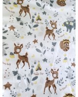  Autiņš flaneļa ar vaskadrānu DEER&Company 50x60 cm (4241) 