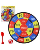  Darts 28 cm ar bumbiņām un šautriņām 74786 