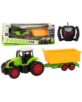  Traktors ar piekabi un pulti 77092 (RC) 