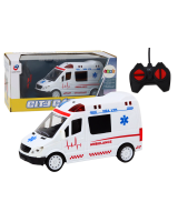  Ātrās palīdzības mašīna (ambulance) ar pulti 04783 (RC) 