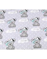  Autiņš flaneļa ar vaskadrānu IT'S A BOY 50x70 cm (1135) 