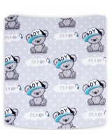  Autiņš flaneļa IT'S A BOY 70x80 cm (4357) 