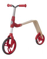  Balansa ritenis-skrejritenis (koka) EVO 360° red SunBaby J02.006.1.1 - izpārdošana 