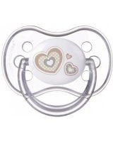  Māneklis ''NEWBORN'' silikona simetriskas formas 0-6m, Canpol 22/580 beige 