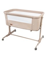  Saliekamā gulta 2-in1 NALI beige: sānu gultiņa vai brīvi stāvošā 