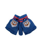  Cimdiņi 5P ar ''kapucīti'' MITTENS R-127 blue (14) 