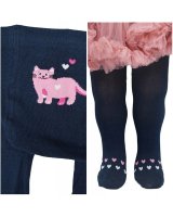  Zeķubikses 80/86 cm RAB-0003 navy cat 