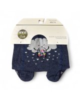  Zeķubikses rāpošanai 68/74 RAB-0025 navy blue cloud 