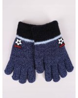  Cimdiņi 5P ar aplikāciju 3D 12 cm RED-0246 boy 