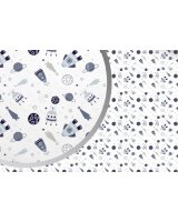  Autiņš flaneļa ar vaskadrānu ROCKETS 50x70 cm (1166) 