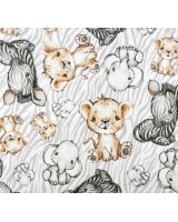  Autiņš flaneļa ar vaskadrānu SAFARI 50x70 cm (4227) 