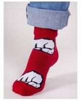  Zeķes frotē 31/34 SKF-0003 red bunch 