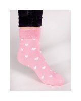  Zeķes frotē 31/34 SKF-0003 pink hearts 