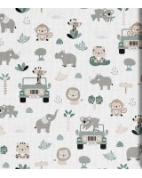  Autiņš marles ZOO SAFARI 70x80 cm 
