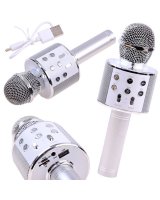  Mikrofons KARAOKE (USB) IN0136 white 