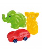  Rotaļlieta vannai vai krājkase PIG/ELEPHANT/CAR (NINA 00123) 