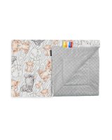  Sedziņa divpusēja MINKY Safari grey 75х100 cm 