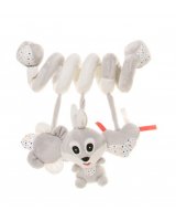  Plīša spirāle RABBIT R07 4BABY Play&Edu 