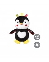  Mīksta rotaļlieta Pingvīns CONNOR (ar grabuli) BabyOno 640 -izpārdošana 