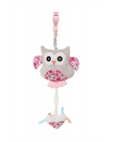  Muzikālā rotaļlieta OWL pink 4BABY OP01 