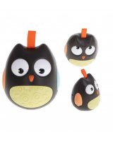  Rotaļlieta OWL Rolly-Polly KIK-5985/1 black 