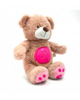  Projektors ar mūziku BEAR HADI pink BabyMix 37214 