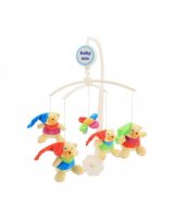  Muzikālais karuselis BEARS BabyMix 14306-izpārdošana 