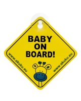  Brīdinājuma zīme BABY ON BOARD A0645 