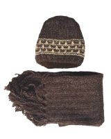  Cepure dubultā +šalle 2720 (55-60 cm)-izpārdošana 