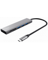  Dokstacija Halyx Fast USB-C Hub & Card Reader Silver 