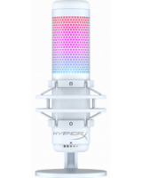  Mikrofons HyperX QuadCast S - USB Microphone White-Grey - RGB Lighting 