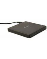  Ārējais diskdzinis Gembird External USB DVD drive Black 