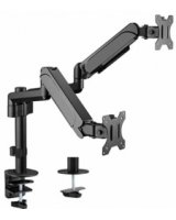  Monitora stiprinājums Gembird Adjustable Desk 2-display Mounting Arm 17”-32” 