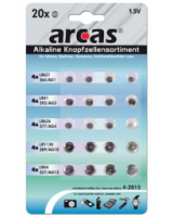  Baterijas AG komplekts 20 gab AG1/AG3/ AG4/AG10/AG13 