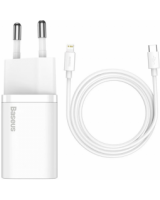  Lādētājs Baseus Super Si Quick Charger White 1m 