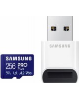  Atmiņas karte Samsung microSDXC 256GB Pro Plus + USB Adapter 