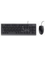  Perifērijas komplekts Trust Wired Keyboard And Mouse Set Black 