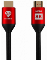  Kabelis Genesis HDMI Male - HDMI Male 3m 8K PS4 / PS5 Red 