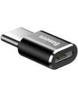  Adapteris Baseus Micro USB Female - USB Type-C Male Black 