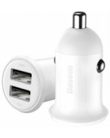 Lādētājs Baseus 2 x USB-A White 