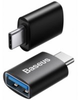  Adapteris Baseus USB Type-C Male - USB-A Female Black 