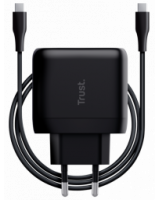  Lādētājs Trust Maxo 65W Black USB-C + 2m USB-C Cable 