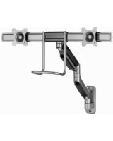  Monitora stiprinājums Gembird Desk Mounted Adjustable Wall 2-display Mounting Arm 