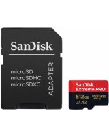  Atmiņas karte Sandisk Extreme PRO microSDXC 512GB + SD Adapter 