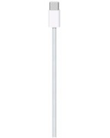  Kabelis Apple Woven USB Type-C Male - USB Type-C Male 1m White 