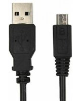  Kabelis Brackton Micro USB Male - USB-A Male 1.8m Black 