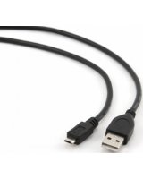  Kabelis Gembird USB Male - MicroUSB Male 0.5m Black 