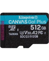  Atmiņas karte Kingston Canvas Go! Plus microSDXC 512GB 
